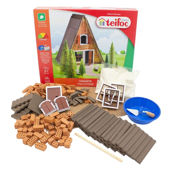 Building set - finn cottage - 160 pieces